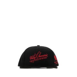 Willy Chavarria Men Black Polyester Fine Fashion Baseball Cap